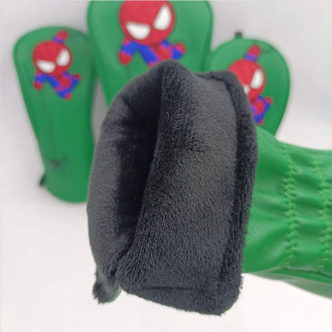 Lesmart Spiderman Golf Driver Fairway Wood Hybrid Headcover Lesmart Spiderman Golf Driver Fairway Wood Hybrid Headcover