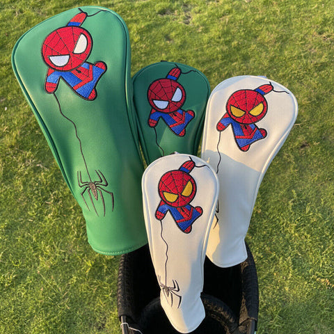 Lesmart Spiderman Golf Driver Fairway Wood Hybrid Headcover Lesmart Spiderman Golf Driver Fairway Wood Hybrid Headcover