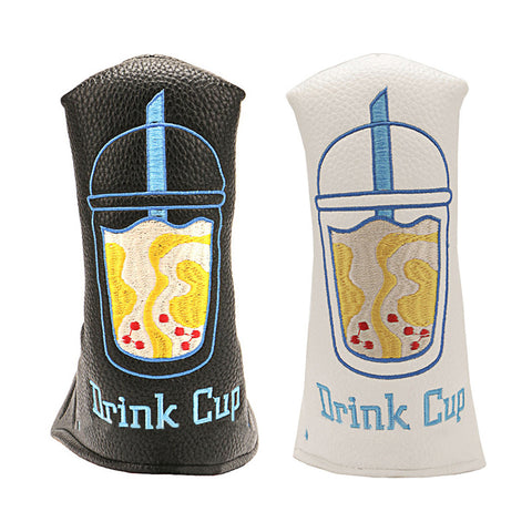 Lesmart Embroidery Cute Drink Cup Magnetic Putter Cover Lesmart Embroidery Cute Drink Cup Magnetic Putter Cover