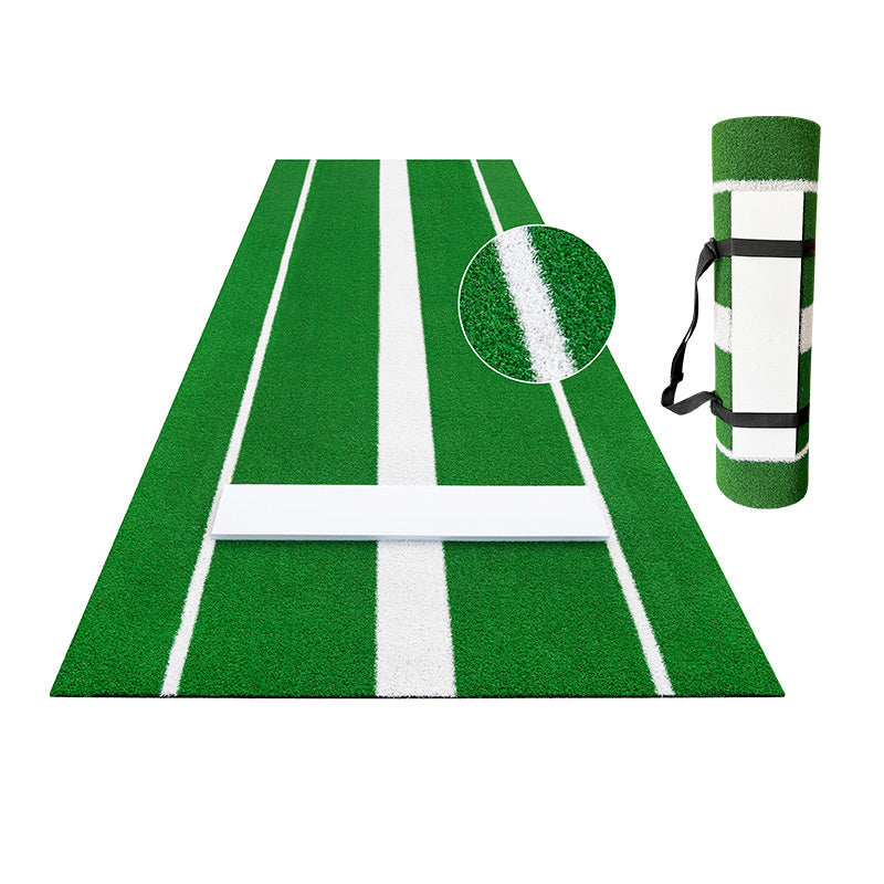 Lesmart Softball and Baseball Pitching Mat 10' X 3' Green