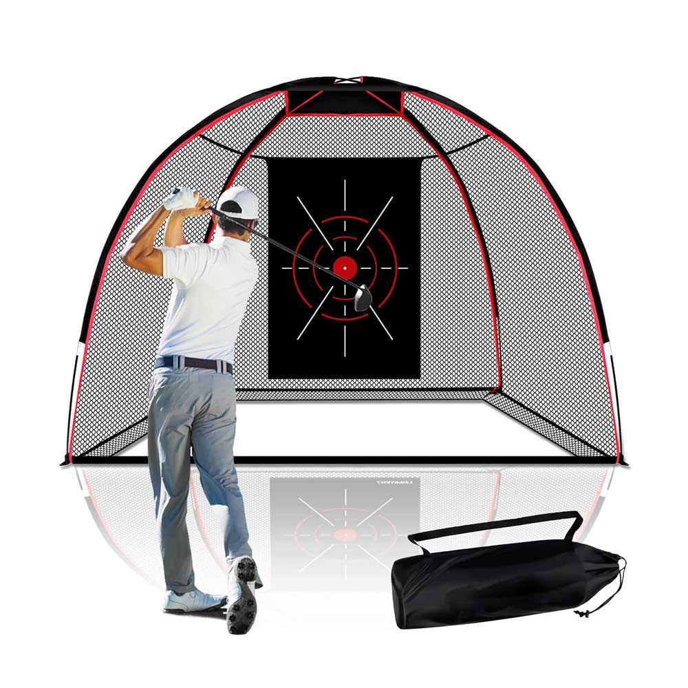 Golf Net Pro 10x7 ft | Golf Hitting Net - Net Pro + Mat + Target