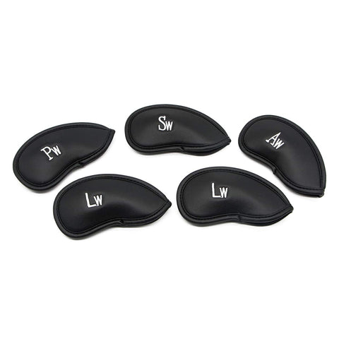 Lesmart 12pcs Thick Synthetic Leather Golf Iron Head Covers Set Lesmart 12pcs Thick Synthetic Leather Golf Iron Head Covers Set