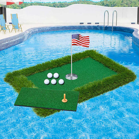 Lesmart Floating Golf Green for Pool (Perfect Golf Gifts) Lesmart Floating Golf Green for Pool (Perfect Golf Gifts)