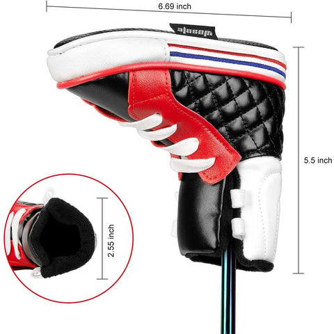 Lesmart Funny Shoes Shaped Golf Blade Putter Cover Lesmart Funny Shoes Shaped Golf Blade Putter Cover