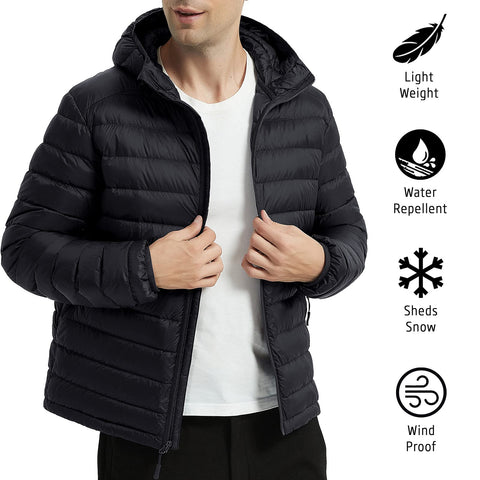 Lesmart Men's Lake Series Down Hooded Jacket Lesmart Men's Lake Series Down Hooded Jacket