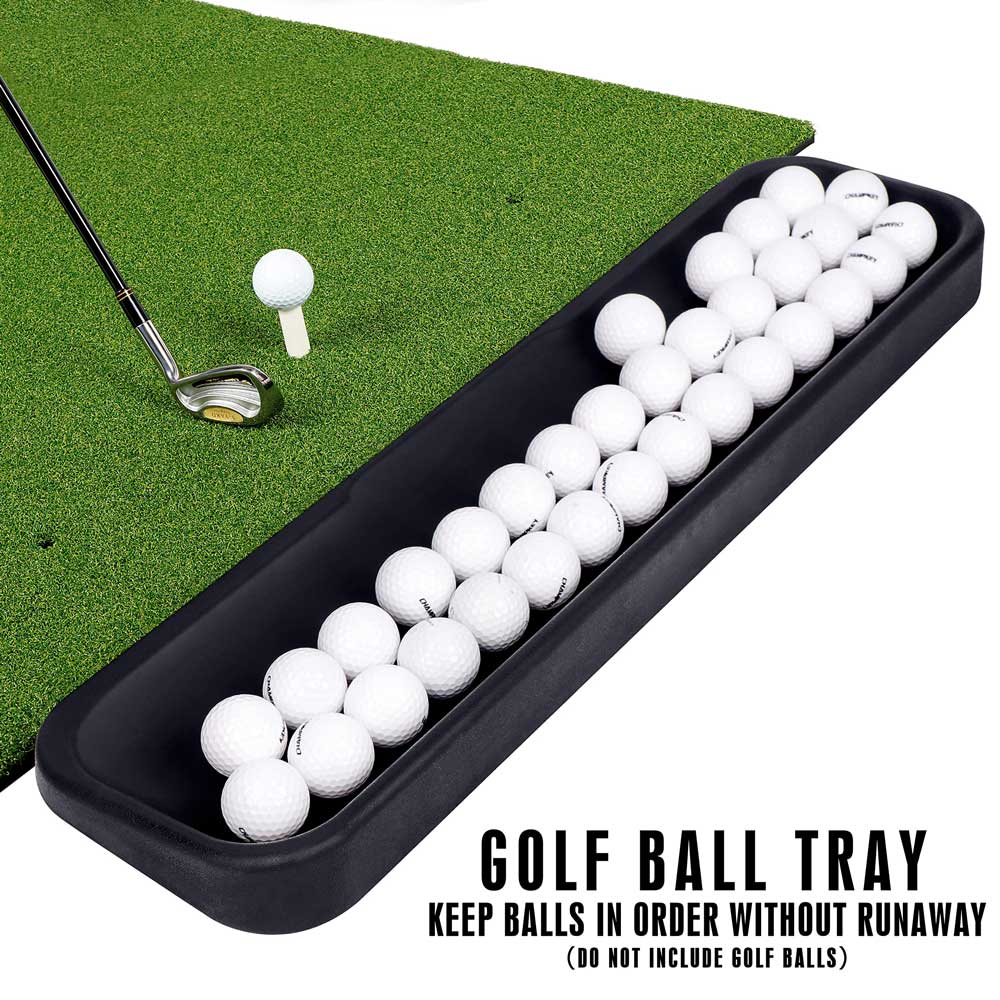 Lesmart Premium Turf Golf Hitting Mats with Rubber Foam Padding