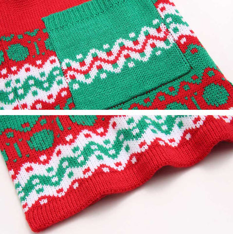 Lesmart Women's Ugly Christmas Sweater One Piece Jumpsuit Pullover Lesmart Women's Ugly Christmas Sweater One Piece Jumpsuit Pullover