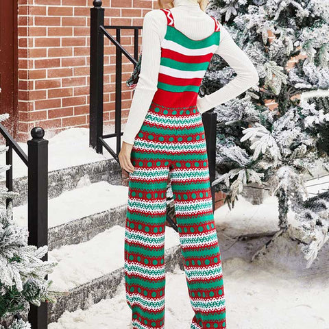 Lesmart Women's Ugly Christmas Sweater One Piece Jumpsuit Pullover Lesmart Women's Ugly Christmas Sweater One Piece Jumpsuit Pullover