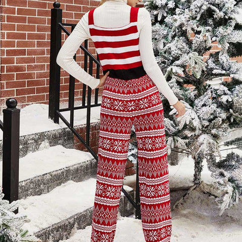 Lesmart Women's Ugly Christmas Sweater One Piece Jumpsuit Pullover Lesmart Women's Ugly Christmas Sweater One Piece Jumpsuit Pullover