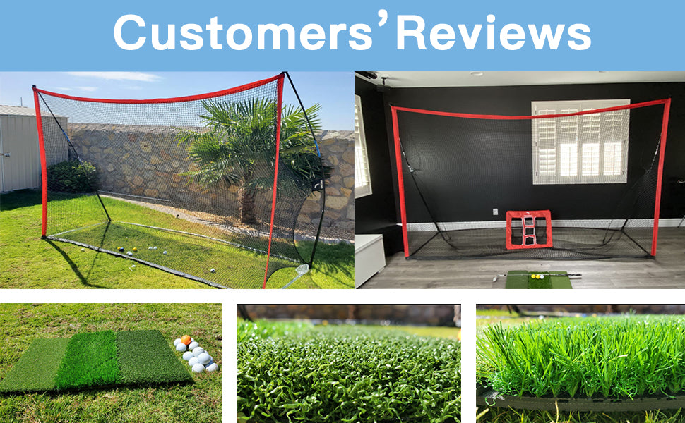 Reviews About Lesmart Golf Practice Net 10' x 7'
