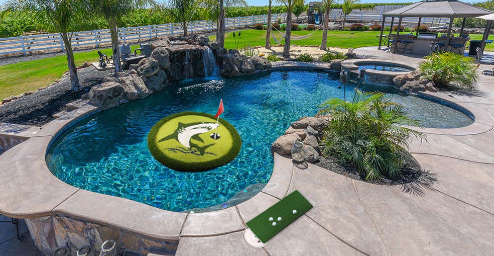 2022 Lesmart New Arrival Floating Golf Green for Pool