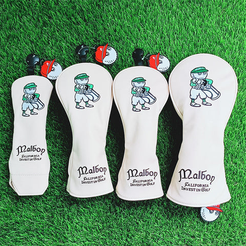 Lesmart Funny Cute Caddie Golf Club Head Covers
