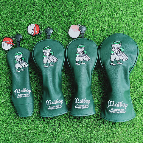 Lesmart Funny Cute Caddie Golf Club Head Covers