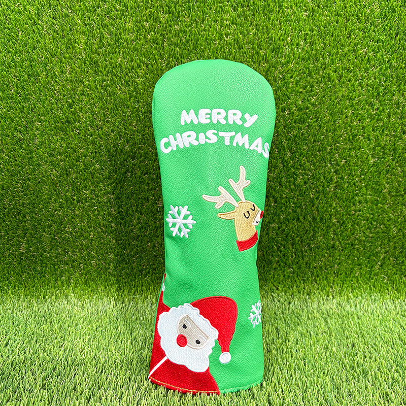 Lesmart Christmas Golf Headcover – Santa & Reindeer Festive Holiday Club Cover