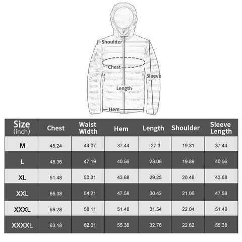 lesmartgolf Men's Lake Series Down Hooded Coats