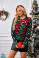 Lesmart Women’s Tree Rex Christmas Sweater – Funny Dinosaur Ugly Xmas Pullover