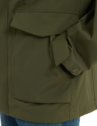 Lesmart Men's Waterproof Jacket with Hood – Warm Outdoor Cargo Coat