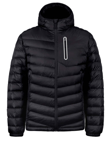 Lesmart Men's Hooded Water-Resistant Puffer Down Jacket