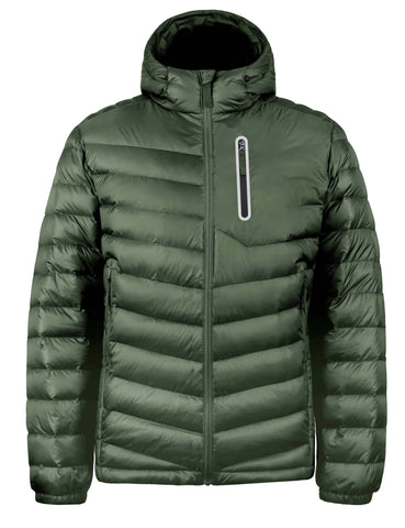 Lesmart Men's Hooded Water-Resistant Puffer Down Jacket