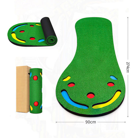 9 FT x 3 FT Indoor Outdoor Portable Golf Practice Training Mat