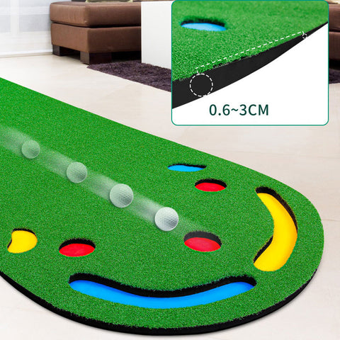 9 FT x 3 FT Indoor Outdoor Portable Golf Practice Training Mat