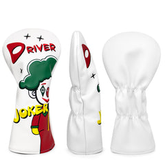 Lesmart Funny Clown Joker Golf Head Covers