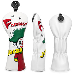 Lesmart Funny Clown Joker Golf Head Covers