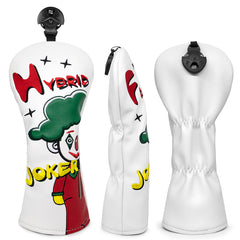Lesmart Funny Clown Joker Golf Head Covers