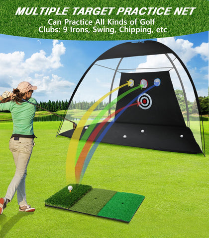 Lesmart 2 in 1 Hitting and Chipping Golf Net