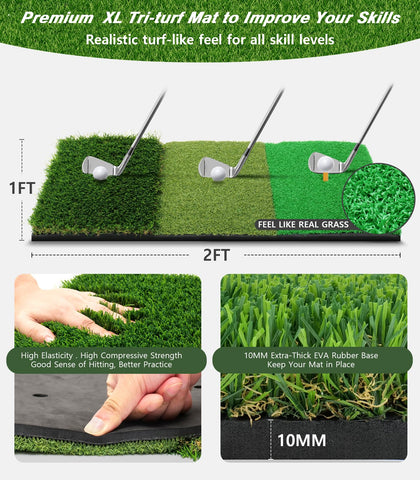 Lesmart 2 in 1 Hitting and Chipping Golf Net