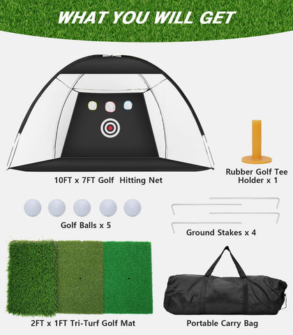 Lesmart 2 in 1 Hitting and Chipping Golf Net