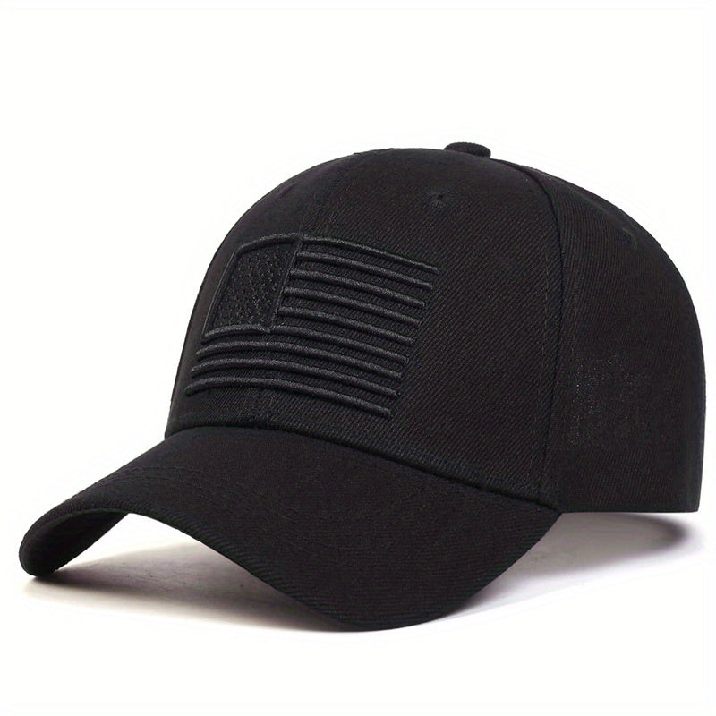 Lesmart Casual Flag Embroidery Golf Baseball Cap