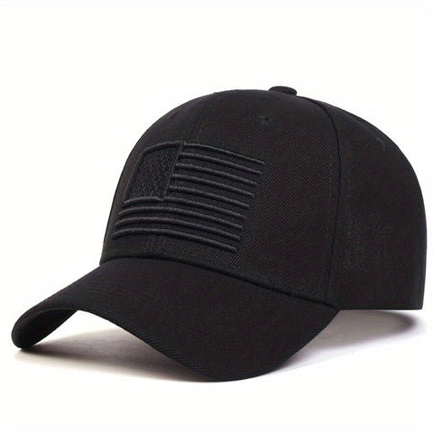 Lesmart Casual Flag Embroidery Golf Baseball Cap