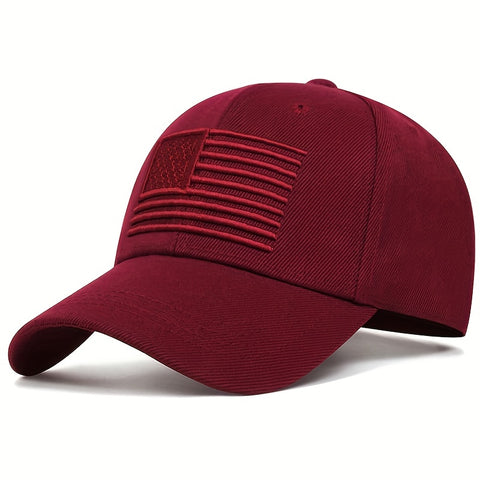 Lesmart Casual Flag Embroidery Golf Baseball Cap