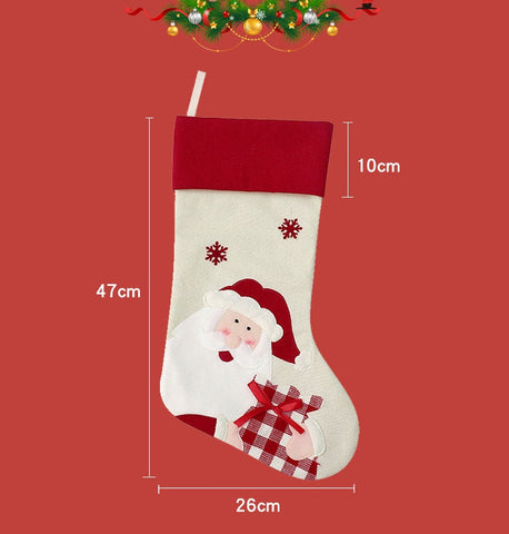 Lesmart Family Gift Christmas Stocking Custom Name (1 Piece)