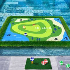 Lesmart Floating Golf Green Game Set for Pool 35"x 24"