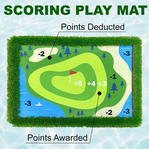 Lesmart Floating Golf Green Game Set for Pool 47" x 35"