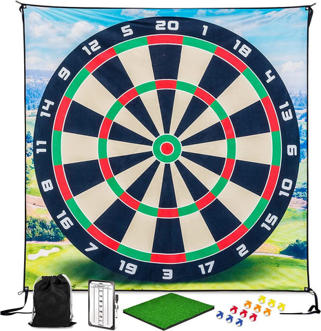 Lesmart Golf Chipping Games with Giant Size Targets with Chipping Mat