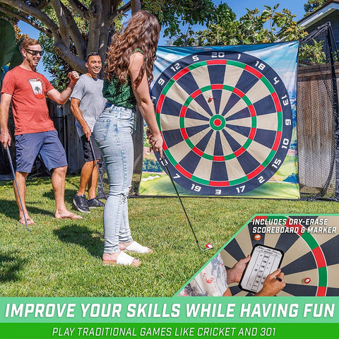 Lesmart Golf Chipping Games with Giant Size Targets with Chipping Mat