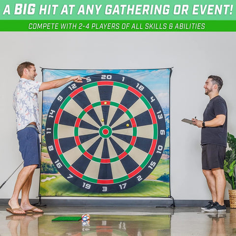 Lesmart Golf Chipping Games with Giant Size Targets with Chipping Mat