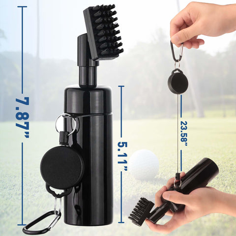 Lesmart Golf Club Brush with Spray Bottle