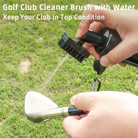 Lesmart Golf Club Brush with Spray Bottle