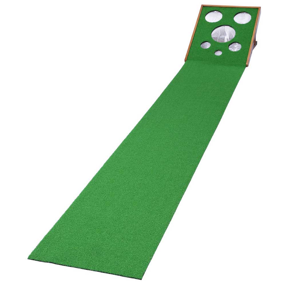 Lesmart Golf Putting Mat with Cornhole Game