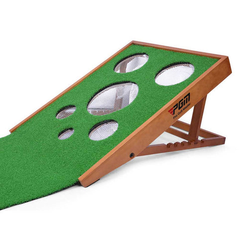 Lesmart Golf Putting Mat with Cornhole Game