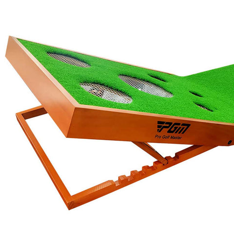 Lesmart Golf Putting Mat with Cornhole Game