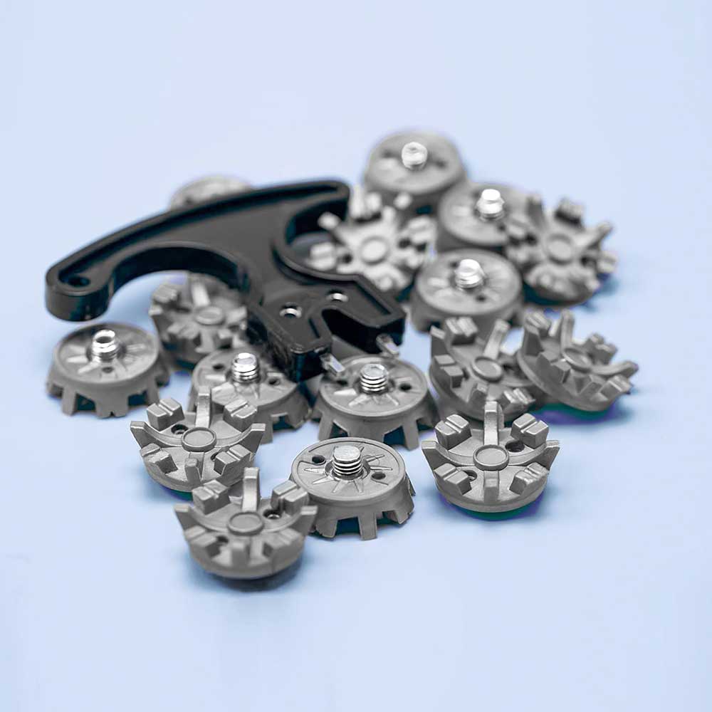 Lesmart Golf Shoe Cleats Metal Screw (23 Count & 1 Spanner)