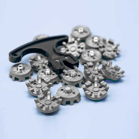 Lesmart Golf Shoe Cleats Metal Screw (23 Count & 1 Spanner)