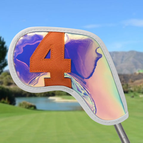Lesmart Large Number Waterproof Golf Iron Headcover