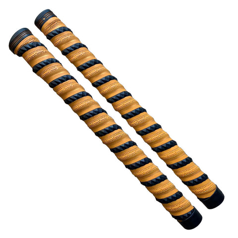 Lesmart Leather Diamond Wrap Golf Grip Bundle (2 Pieces)