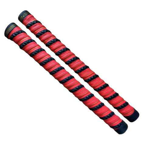 Lesmart Leather Diamond Wrap Golf Grip Bundle (2 Pieces)
